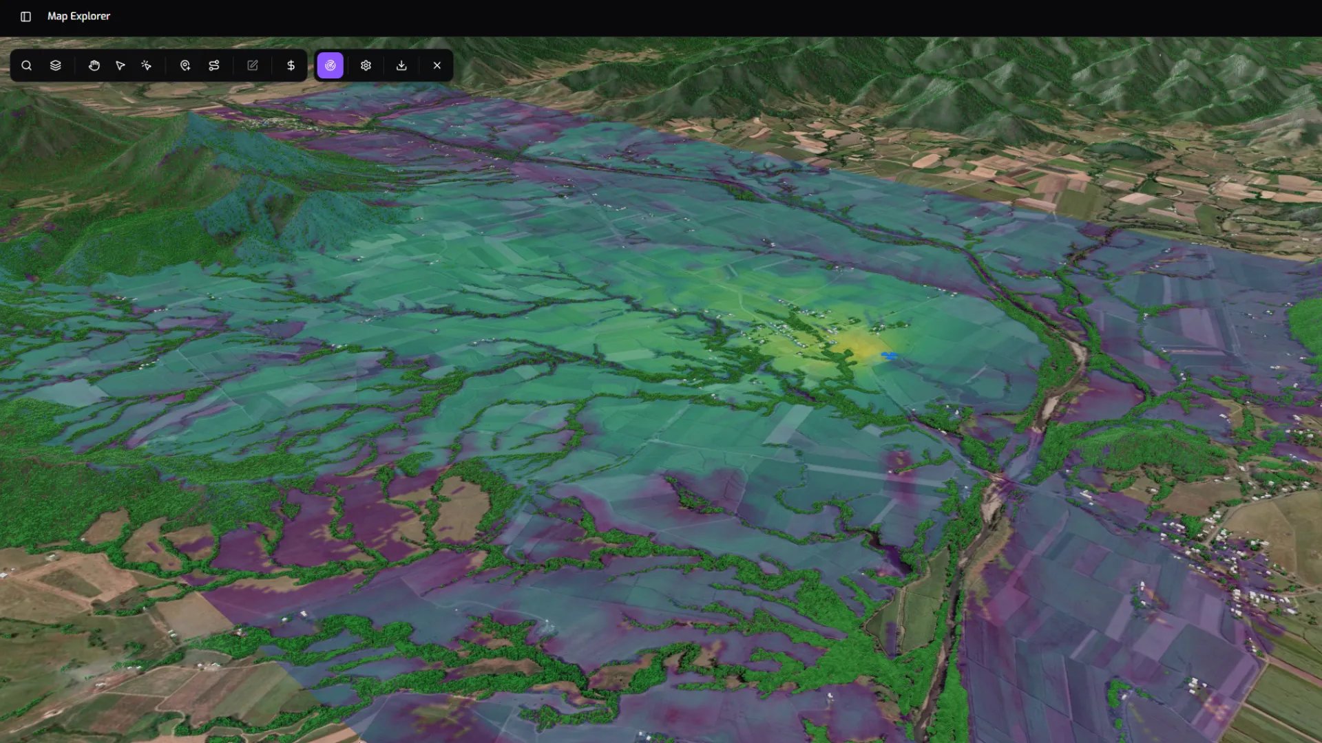 Generated 4G coverage map B28 4GX satellite view