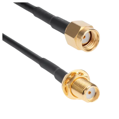 PTL-100 Patch Cable RP-SMA Male to SMA Female, 15cm - Main Image (106-CA-L10-RSA1SA2.015)