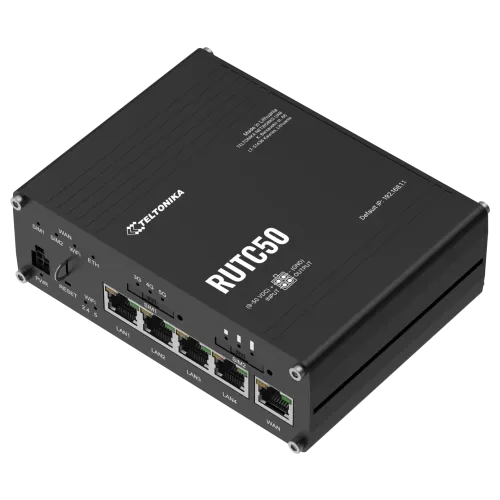 Teltonika RUTC50 4G-5G industrial modem with WiFi-6