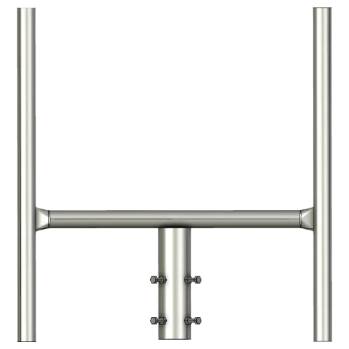 APAC GC76 Series Galvanised Steel Headframe, 2 Sector - View 2 (100-AP-GC76-HF2)