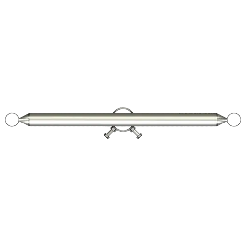 APAC GC76 Series Galvanised Steel Headframe, 2 Sector - View 4 (100-AP-GC76-HF2)