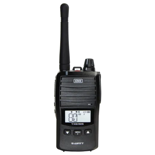 GME TX6165 5/1 Watt UHF CB Handheld Radio - Main Image (102-TX6165X)