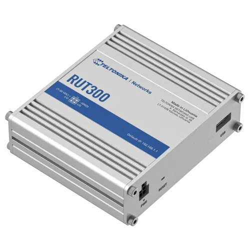 Teltonika RUT300 Ethernet Router - View 3 (110-RUT300)