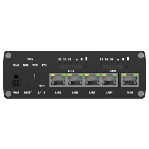 Teltonika RUTX12 Dual 4G Cat-6 Router with WiFi, GNSS, Bluetooth - View 4 (110-RUTX12)