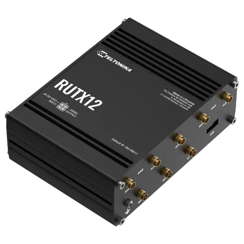 Teltonika RUTX12 Dual 4G Cat-6 Router with WiFi, GNSS, Bluetooth - View 3 (110-RUTX12)