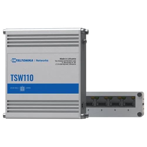 Teltonika TSW110 L2 Unmanaged Switch - Main Image (110-TSW110)