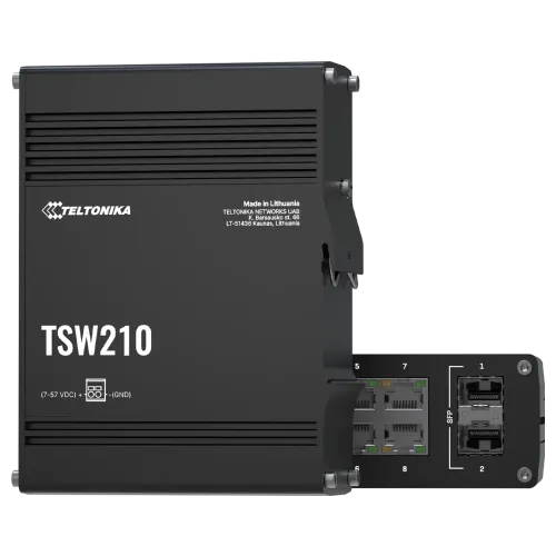 Teltonika TSW210 Unmanaged Industrial Switch - Main Image (110-TSW210)