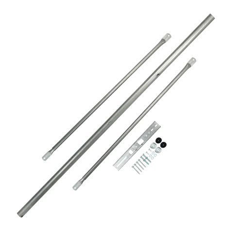 Hills 1.8m Metal Roof Mount with Starlink Gen3 Pole Adaptor Kit - View 3 (103-FB607327)