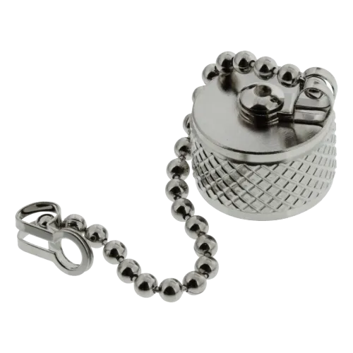 Dust Cap N Male, with Chain - Main Image (106-CAP-N1)