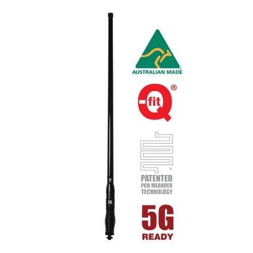 RFI CDQ8195 Pro-Series Removable 4G-5G Vehicle Bullbar Antenna, 6.5 dBi, 698 to 3800 MHz, SMA Male - View 2 (113-CDQ8195-B)