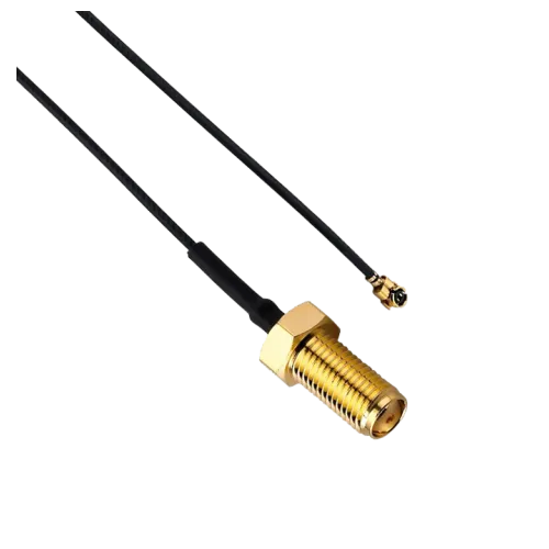 1.37 mm Cable Assembly, U.FL to SMA Female Bulkhead, 14cm