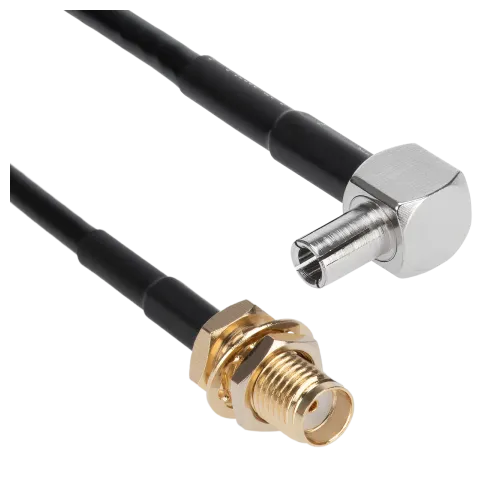 PTL-100 Patch Cable TS9 to SMA Female, 18cm