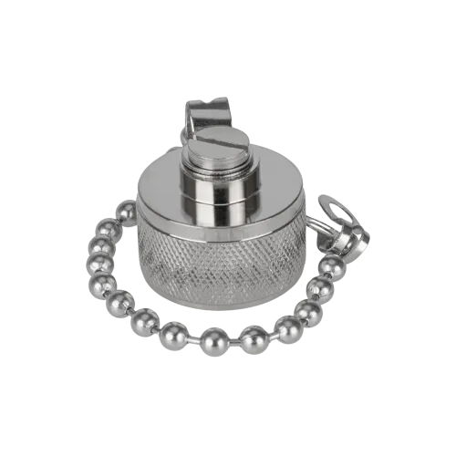 Dust Cap N Male, with Chain – view 2