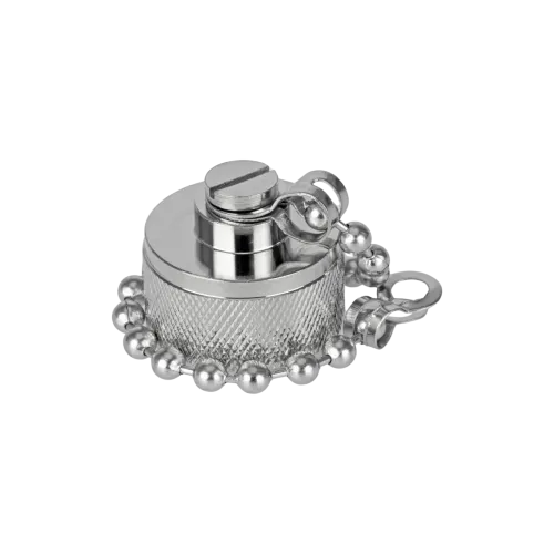 Dust Cap N Male, with Chain – view 3