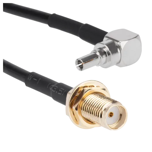 PTL-100 Patch Cable CRC9 to SMA Female, 18cm