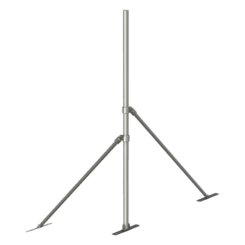 APAC GC48 Collared Roof Mast, 48mm Pole Diameter