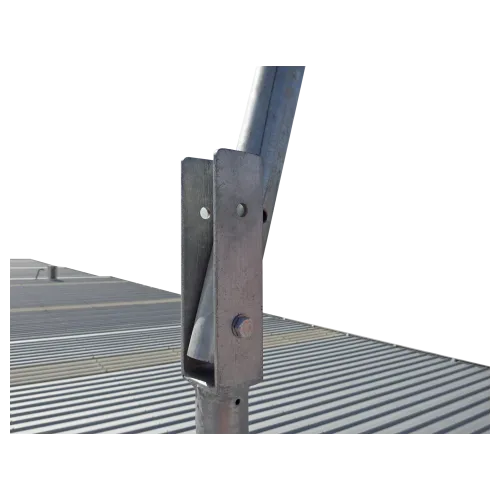 APAC GC48H Collared Hinged Roof Mast, 48mm Pole, 3m – view 2