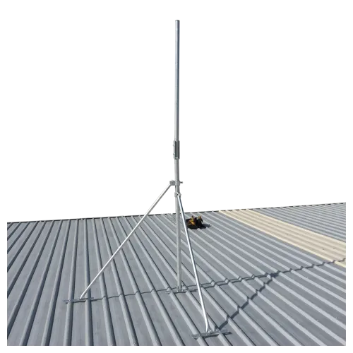 APAC GC48H Collared Hinged Roof Mast, 48mm Pole, 3m