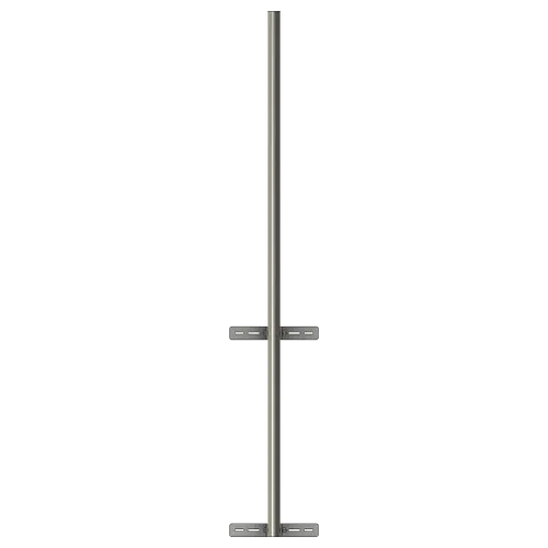 APAC GM48W Galvanised Steel Wall Mounted Mast, 48mm Pole – view 3
