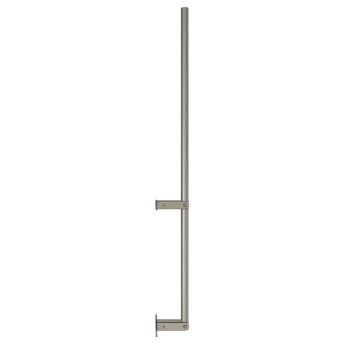 APAC GM48W Galvanised Steel Wall Mounted Mast, 48mm Pole – view 4