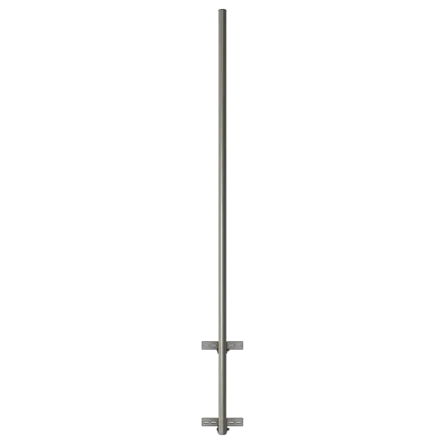 APAC GM76W Galvanised Steel Wall Mount Mast, 76 mm Pole – view 2