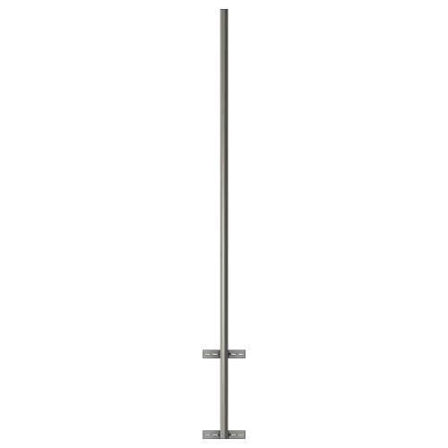 APAC GM76W Galvanised Steel Wall Mount Mast, 76 mm Pole – view 3