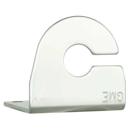 GME MB415SS - 2.5mm L-Bracket with Cable Slot - Stainless Steel