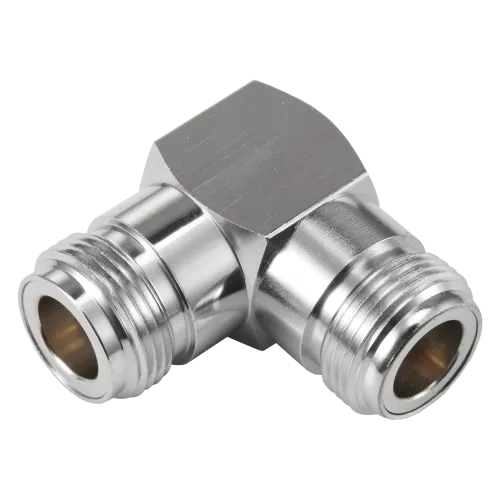 RF Adapter N Female to N Female, Right Angle