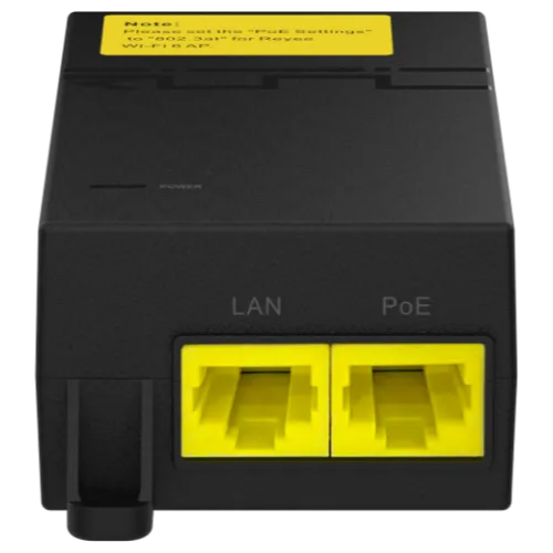 Ruijie POE-AT30 802.11at PoE+ Power-over-Ethernet Injector – view 2