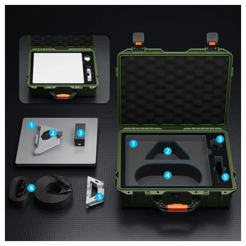 STARBEAM Starlink Mini Hard Protective Travel Case with Storage - Green – view 3