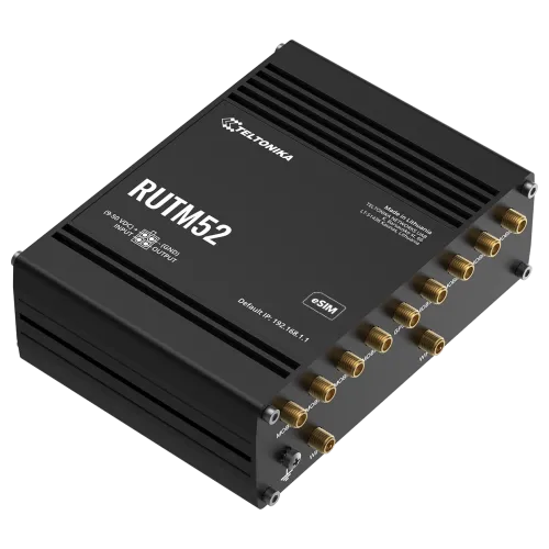 Teltonika RUTM52 Dual 5G Router with WiFi, eSIM – view 4