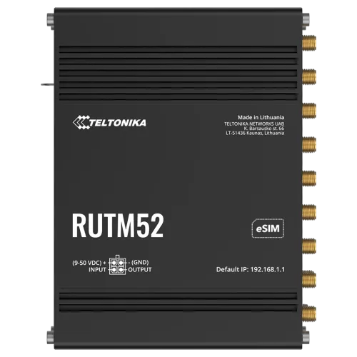 Teltonika RUTM52 Dual 5G Router with WiFi, eSIM – view 6