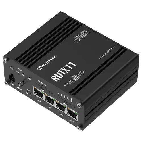 Teltonika RUTX11 4G Cat-6 Router with WiFi, GNSS, Bluetooth
