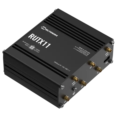 Teltonika RUTX11 4G Cat-6 Router with WiFi, GNSS, Bluetooth – view 3