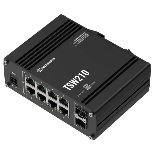 Teltonika TSW210 Unmanaged Industrial Switch – view 2