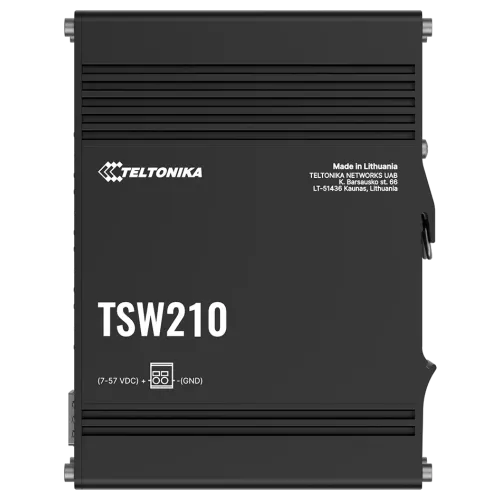 Teltonika TSW210 Unmanaged Industrial Switch – view 6