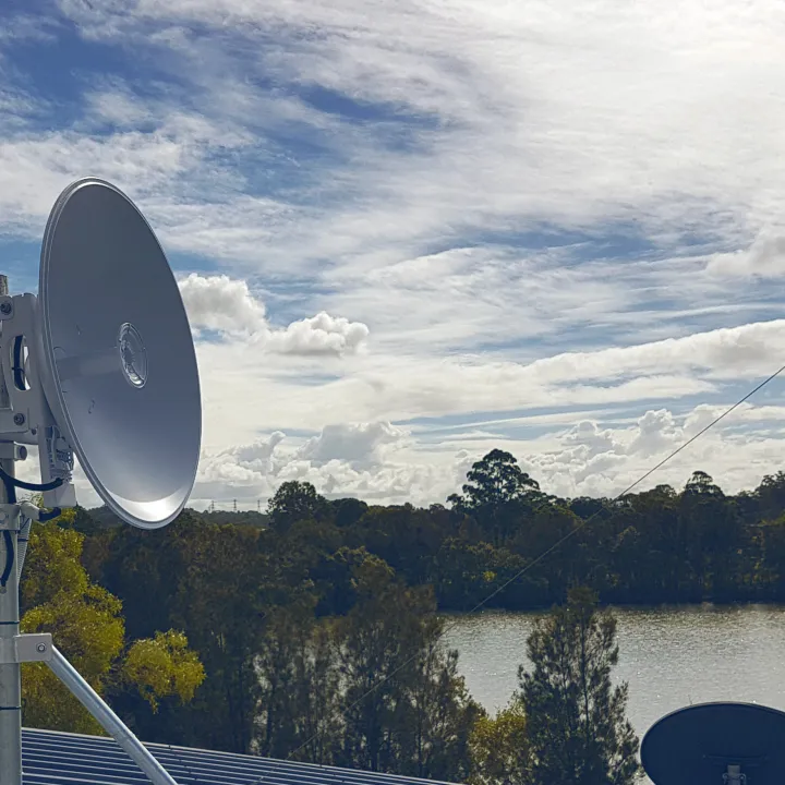Fixed wireless installation Ubiquiti point to point