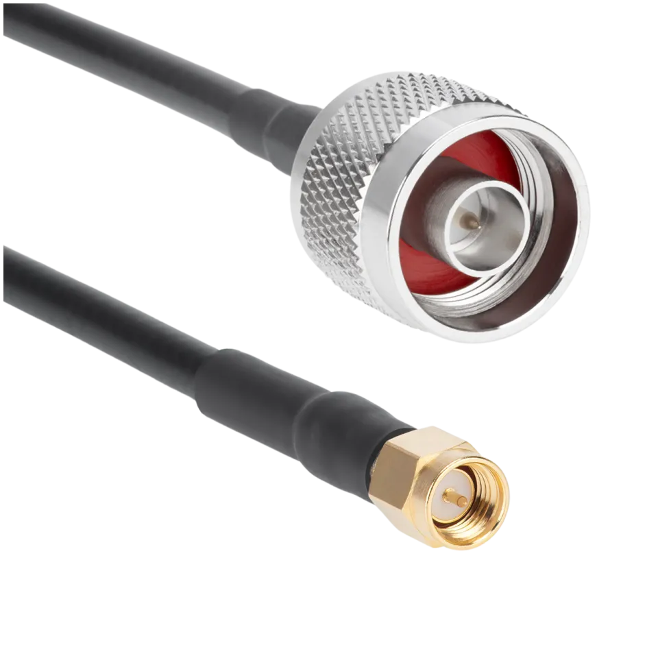 PTL-195 Coaxial Cable N Male to SMA Male - Main Image (106-CA-P195-N1SA1.5)