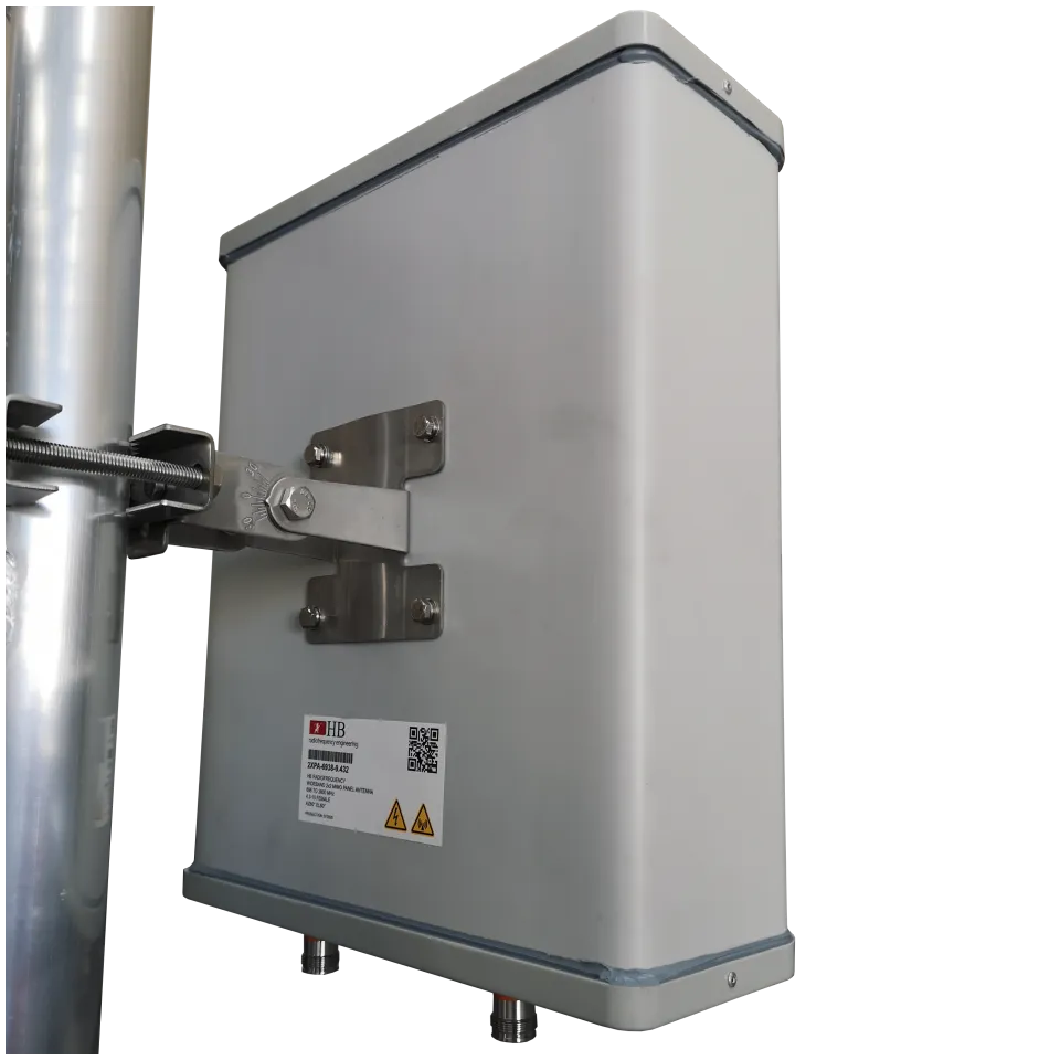 Powertec 4G-5G Wideband MIMO Panel Antenna, 698 to 3800 MHz, 4.3-10 Female - Main Image (106-2XPA-6938-9.432)