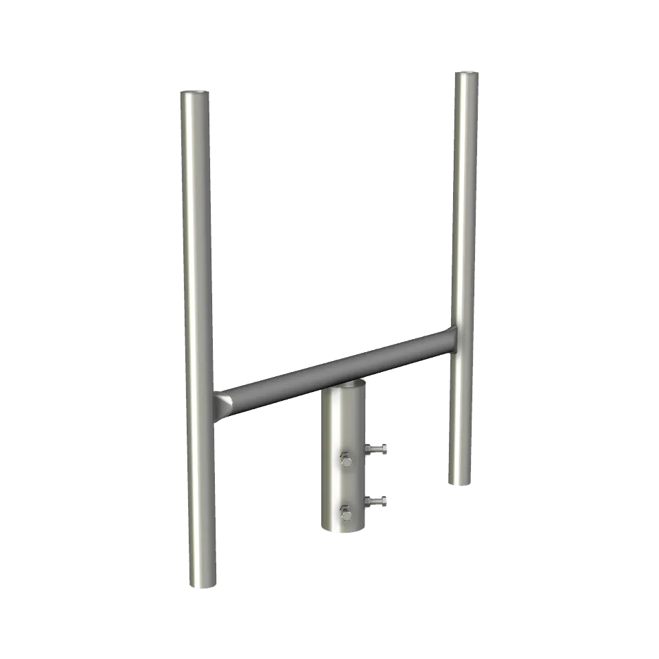 APAC GC76 Series Galvanised Steel Headframe, 2 Sector - Main Image (100-AP-GC76-HF2)