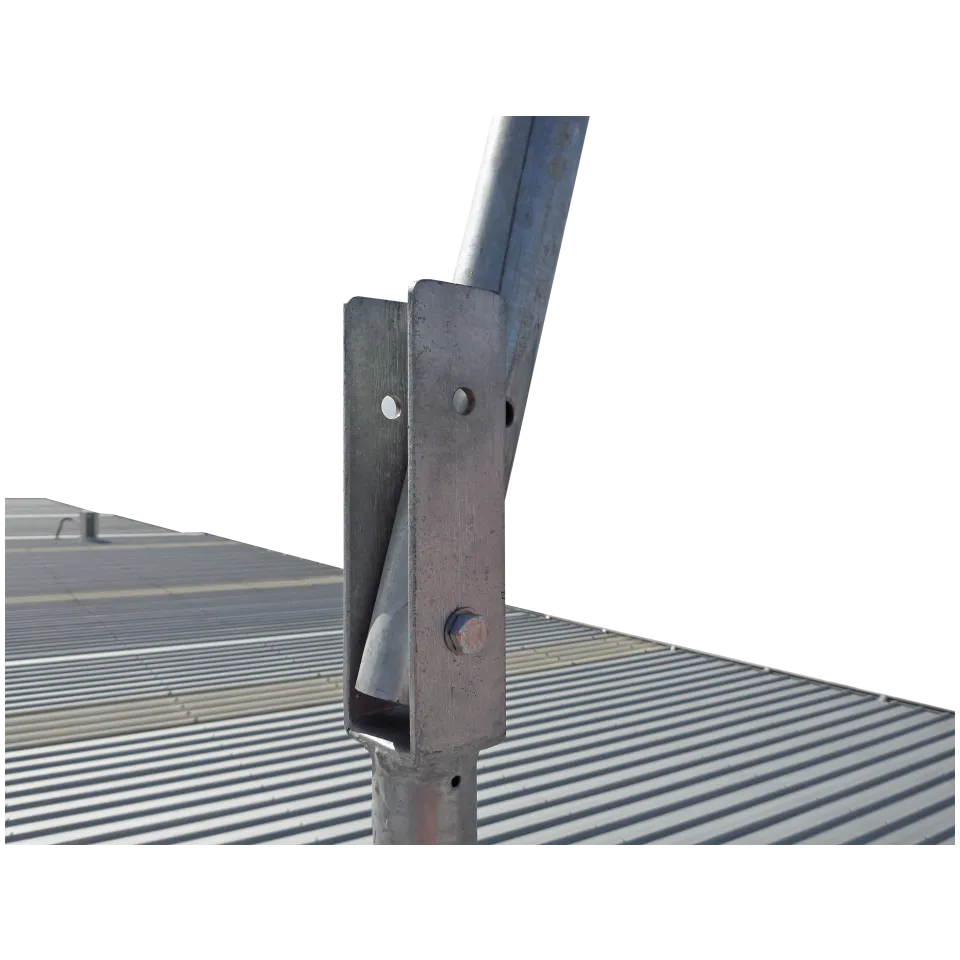 APAC GC48H Collared Hinged Roof Mast, 48mm Pole, 3m - View 2 (100-AP-RM-GC48H-3)