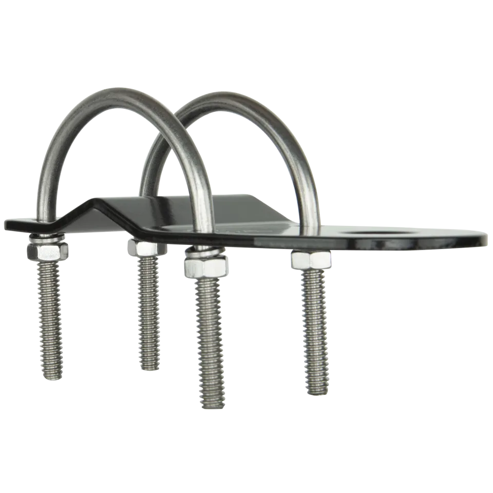 GME MB408 - 3mm Bull Bar Bracket with U-Bolts - Main Image (102-MB408B)