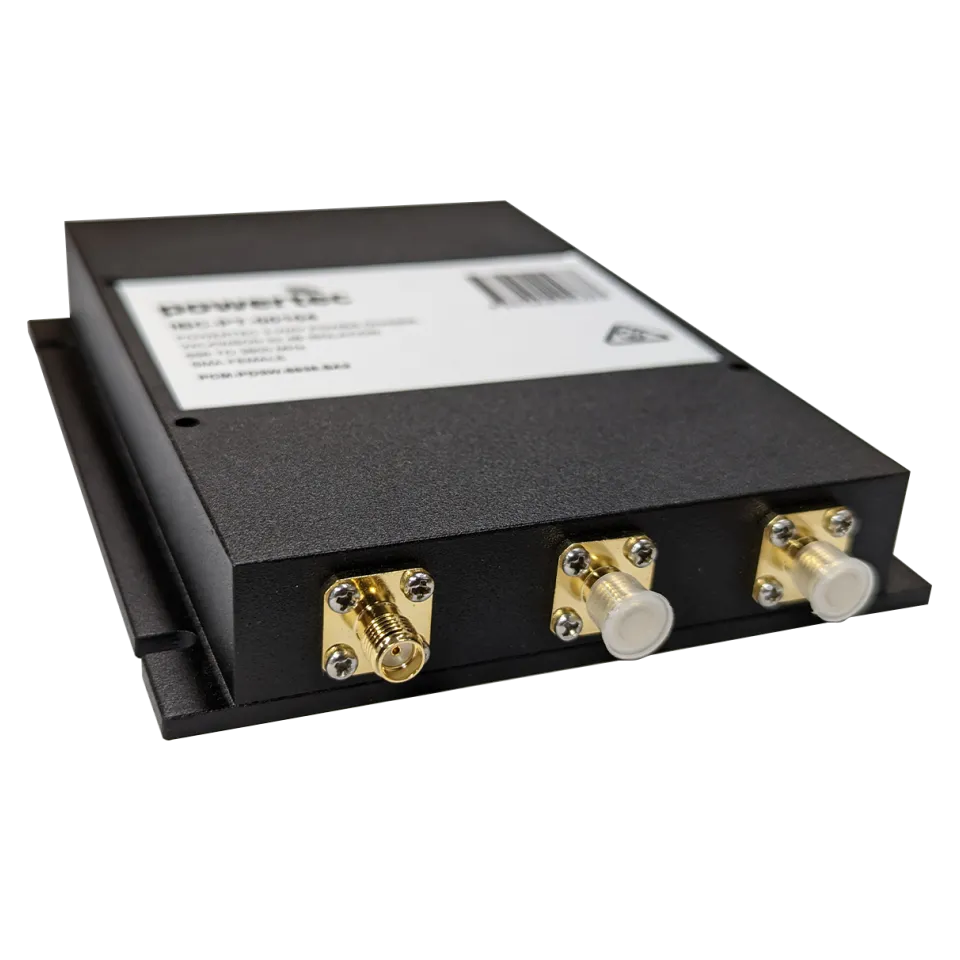 Powertec RF Power Divider 3-Way, 698 to 3800 MHz, SMA Female, Wilkinson - View 2 (106-PCM-PD3-6938.SA2)