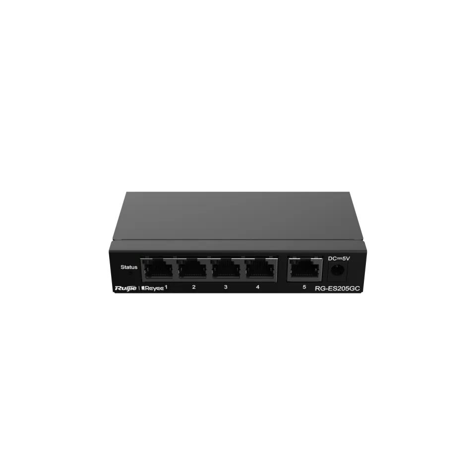 Ruijie Reyee RG-ES205GC-P 5-Port Managed PoE+ Switch - View 3 (108-RG-ES205GC-P)