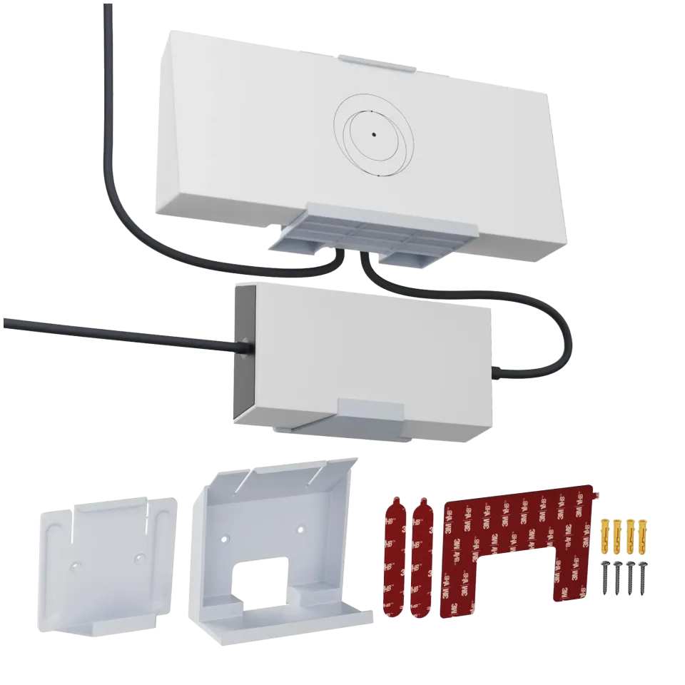 STARBEAM Starlink Gen 3 Router & Power Supply Wall Mount Kit - Adhesive Mount - Main Image (109-SB-MNT-G3-AWMK)