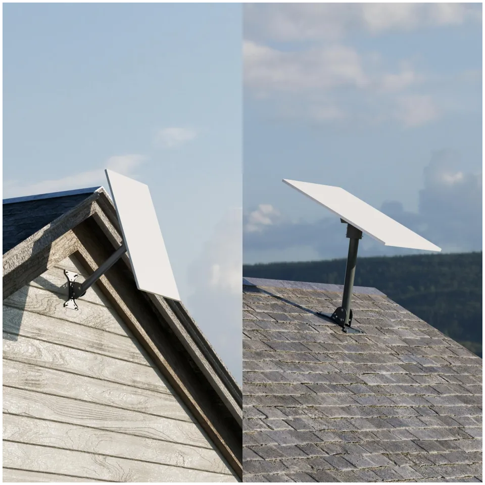 STARBEAM Starlink Gen 3 Adjustable Metal Roof & Wall Mount - View 3 (109-SB-MNT-G3-AMR-WM)