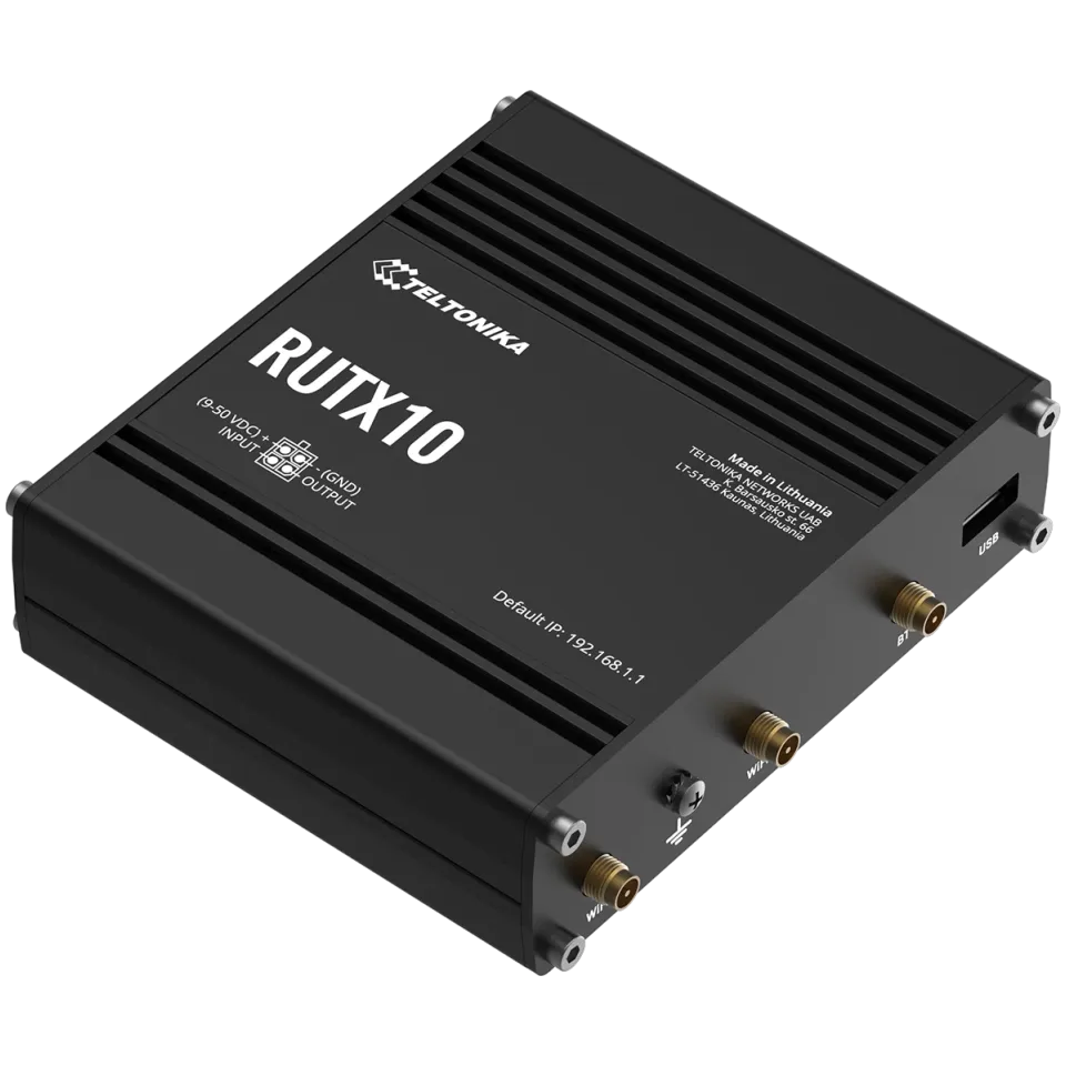 Teltonika RUTX10 Ethernet Router with Dual Band WiFi - View 2 (110-RUTX10)