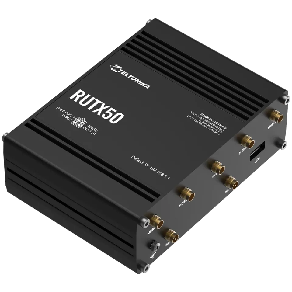 Teltonika RUTX50 4G-5G Router with WiFi - View 3 (110-RUTX50)