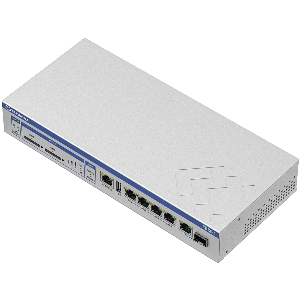 Teltonika RUTXR1 4G Cat-6 Router, Rack Mounted - Main Image (110-RUTXR1)