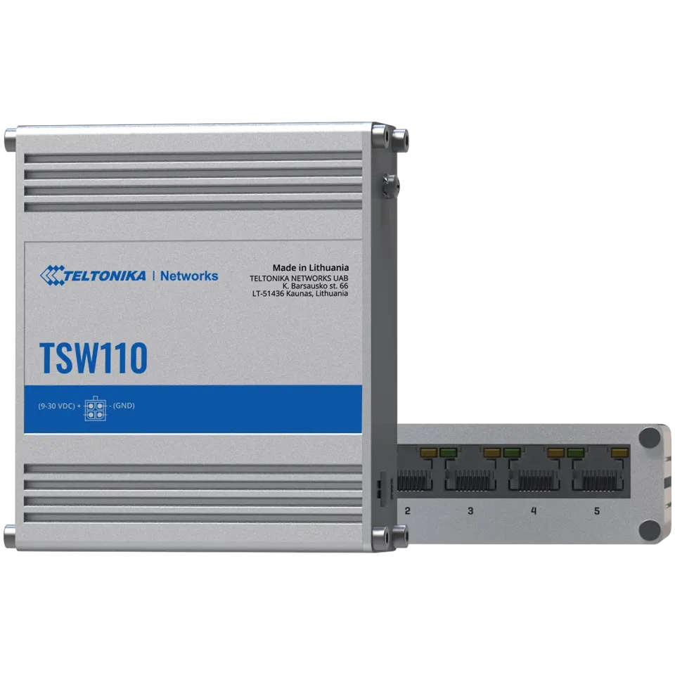Teltonika TSW110 L2 Unmanaged Switch - Main Image (110-TSW110)